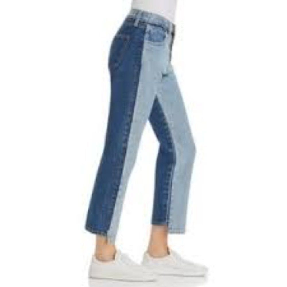 Current Elliot Jeans High Waist Somera Straight Leg Ankle Denim  Size 27